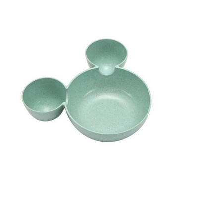 

Children Kids Cute Cartoon Mouse Bowl Dishes Baby Feeding Rice Bowl Dinner Lunch Food Container Dinner Food Container Fruit Plate