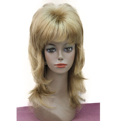 

StrongBeauty Natural Synthetic Capless Full Medium Long Wig Wavy Blonde Wigs For Women 12 Colors
