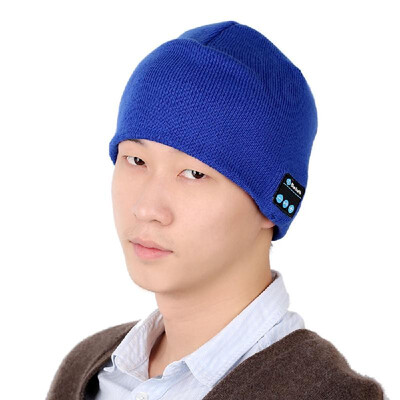 

BT Music Soft Warm Beanie Hat Cap with Stereo Headphone Headset Speaker Wireless Mic Hands-free for Men Women Gift