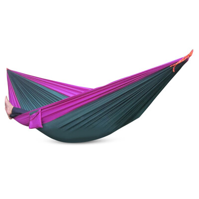 

Outdoor One Person Assorted Color Parachute Nylon Fabric Hammock