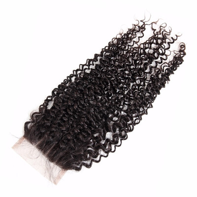 

Nami Hair Wholesale Price 4x4 Lace Closure Brazilian Kinky Curly Remy Human Hair Free Middle Three Part Human Hair Closure