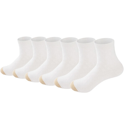 

LifeWheel Men Bamboo Antibacterial Breathable Mid Length Daily Crew Casual Socks