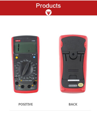 

UNI-T UT603 Modern Resistance Inductance Capacitance Meters Testers LCR Meter Capacitors Ohmmeter w hFE Test