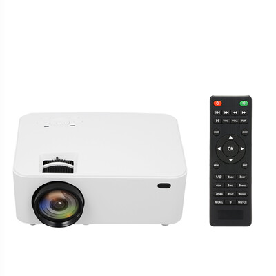 

Portable LED Projector LCD Projector 1080P Projection Machine 800480 Resolution HD AV TF Card Slot With Remote Controller