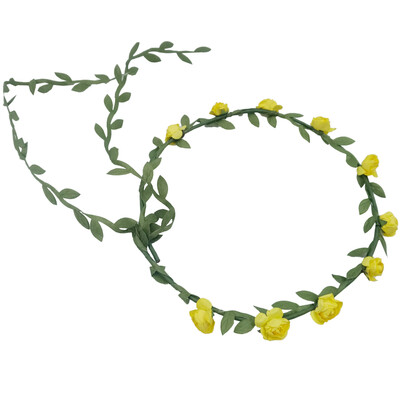 

Cute Flower Crown Wreath Floral Garland Headband Party Supplies Decorations for Festival Wedding Party Vacation Photography Props