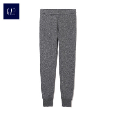 

GAP flagship store girls comfortable shine knit leggings 334801 deep stone ash S