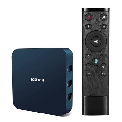 

SCISHION AI ONE Smart Android 81 TV Box RK3328 Quad Core UHD 4K VP9 H265 2GB 16GB 24G WiFi BT40 HD Media Player Display Scre