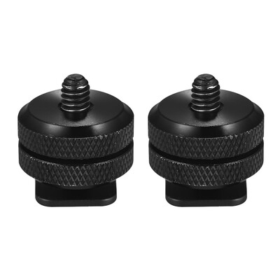

5pcs Camera Hot Shoe Mount to 14"-20 Tripod Screw Adapter Flash Shoe Mount for DSLR Camera Rig