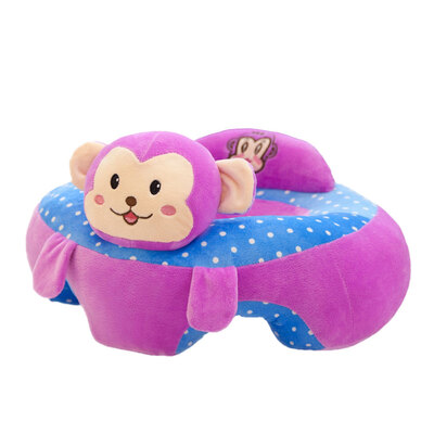 

Infant Support Seat Soft Plush Floor Seat Cartoon Stuffed Sofa Baby Learn to Sit Chair Dog