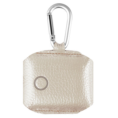

Portable Leather Case Protective Cover Bag Storage Bag Pouch for Apple Airpod Headset With Hook