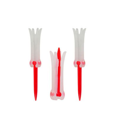 

3PCS Professional Golf Tee Step up Tee Rubber Golf Horn Tee Foldable Evolution Tees Golf Sports Tool Accessory
