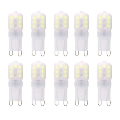 

Lightme 10PCS G9 AC 220V 2W SMD 2835 LED Bulb Spotlight with 14 LEDs