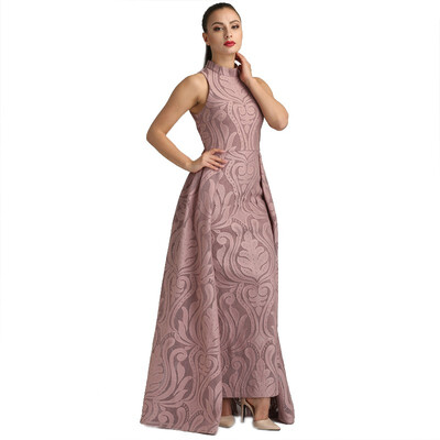 

Fashion Mermaid High Collar Formal Evening Dresses Real Photo Sleeveless Sexy Womens Evening Gowns 2018
