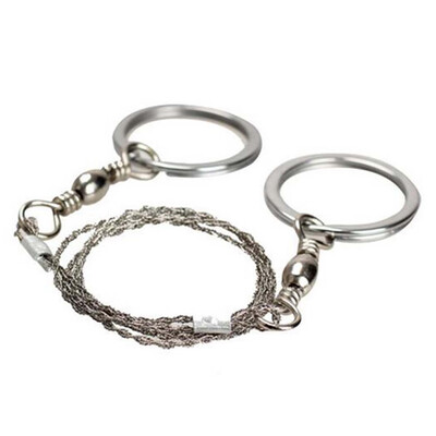 

Stainless Steel Wire Saw Outdoor Practical Emergency Survival Gear Tool