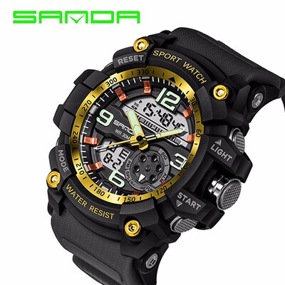 

SANDA Luxury Brand Men Women Sports Watches Digital LED Military Watch Waterproof Outdoor Casual Wristwatches Relogio Masculino