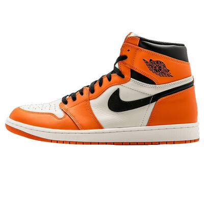 

Original New Nike Air Jordan 1 Retro High OG AJ1 White Orange White Rebound Mens Basketball Shoes Sneakers 555088-113