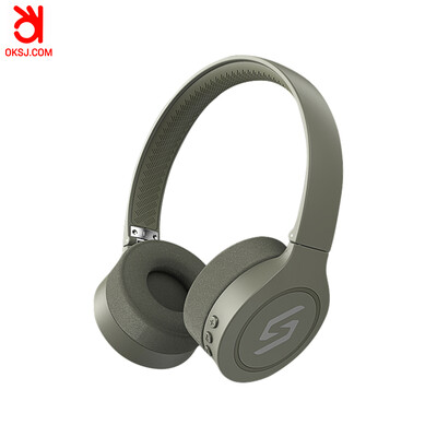 

OKSJ J10 Wireless Bluetooth Headset Head-mounted Foldable Noise Reduction Stereo Mobile Computer Business Travel Game Stereo Sports HIFI Headset Mint Green