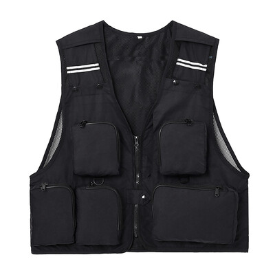 

Lixada Outdoor Fishing Waistcoat Sleeveless Fishing Jacket Multi-pockets Hunting Photography Hiking Climbing Fishing Vest for Men