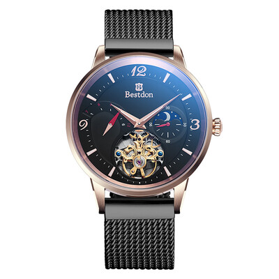 

Bunton Bestdon watch mens mechanical watch automatic hollow waterproof luminous fashion tide mens watch 7132B04