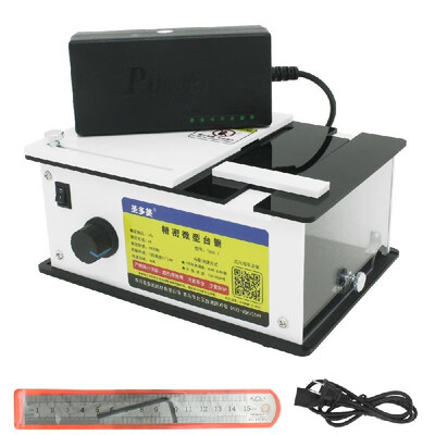 

Mini Multifunctional Table Saw Small Household DIY Cutting Tool Woodworking Bench Lathe Machine Electric Bench Saws