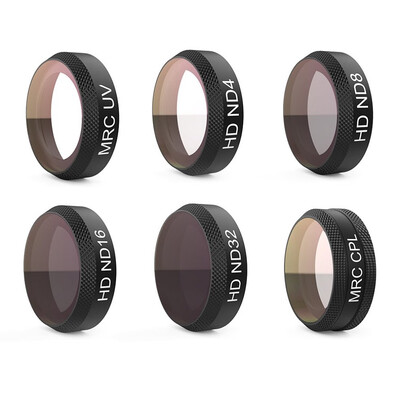 

PGYTECH UV ND4 8 16 32 CPL Lens Filter for DJI Mavic Air Drone 6pcs