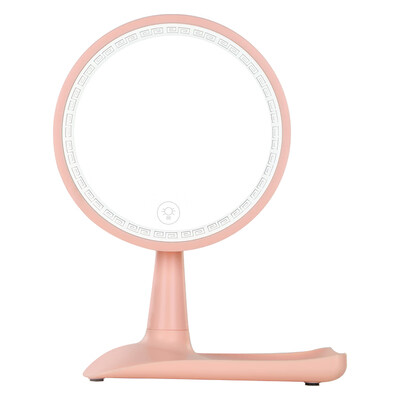 

Nika NIKA vanity mirror vanity mirror mirror finger touch LED sub-mirror with light multi-angle adjustment