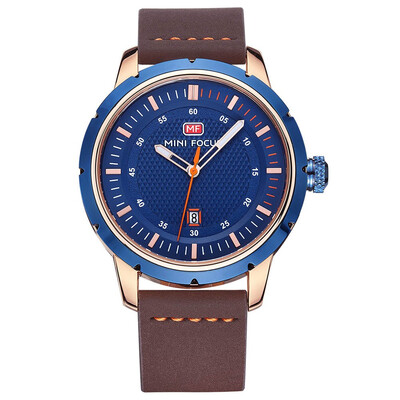 

BOFUTE Male Watches Japanese Quartz Movement Calendar Waterproof Genuine Leather Strap 0014G