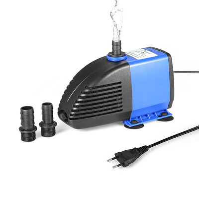 

30W 2500LH Water Pump Submersible Pump Flow Adjustable Submersible Pump with Blossom Fountain Spray Head Max Lift 25m AC220-240