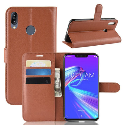 

WIERSS Wallet Phone Case for Asus Zenfone Max Pro M2 ZB633KL ZB632KL ZB631KL ZB630KL Flip Leather Cover Case Fundas Capa