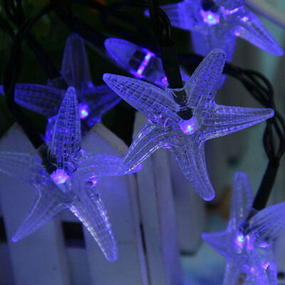 

WTL - HX 30 Starfish Shape Solar LED Decorative Lamps String Light for Christmas Festival