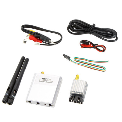 

58G 200mW FPV Video Audio 8CH AV Transmitter TX 58GHz RX Receiver Set 2KM 2000M