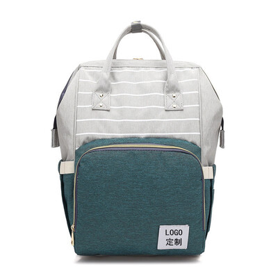 

NeillieN Mothers bag multi-functional large capacity shoulder backpack striped mummy bag travel mother&baby bag