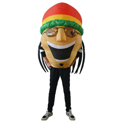 

Adults Big Head Inflatable Costume Prop Blow Up Inflatable Fancy Dress for Halloween Cosplay Dress Up Party Stage Performance
