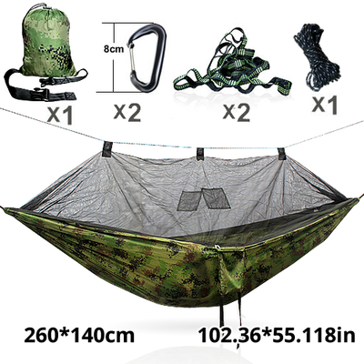 

Mosquito Net Hammock Extra Strong Nylon Camping Hammock Reversible Compact Lightweight