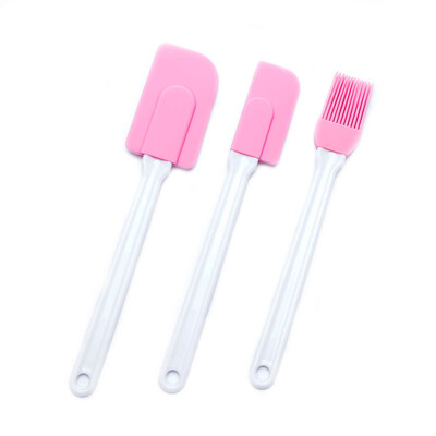 

3PCS Cake Cream Butter Scraper Spatula Brush Baking Pastry Tool