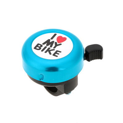

I Love My Bike Printed Clear Sound Cute Bike Alarm Warning Ring Bell Bicycle Accessory