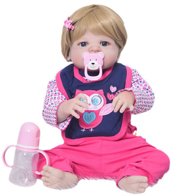 

23 Doll Reborn Baby Girl Look Real Sleeping Silicone Full Body Princess Baby Reborn Bonecas Kids Holiday Gifts Play Toy