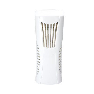 

Pure White Fan Type Essential Oil Fragrance Machine Wall-mounted Tabletop Dual Purpose Automatic Air Freshener with Light Sensor a
