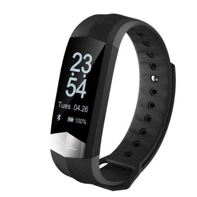 

CD01 Graphite ECG&PPG chip Smart Bracelet support Whatsapp Facebook Twitter Call SMS Reminder Smart Band for Android IOS