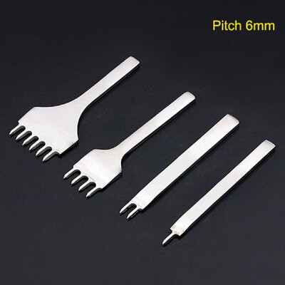 

Leather Stitching Hole Punches Punch Tool 4 Pcs Hand Sewing Prongs Leather Craft Tools Spacing 6mm