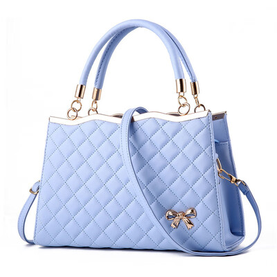 

New pattern Maam Diamond lattice Trend Bow fashion motion Slanting The single shoulder bag Handbag