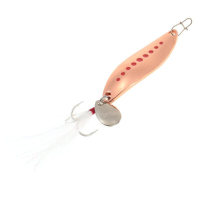 

YAPADA 5g-20g Zinc Alloy Spoon Fishing Lure Hard Bait Noise Sequin Paillette with Feather