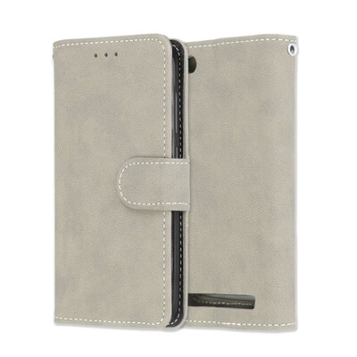 

MOONCASE Millet red rice 4A vintage matte 3 card holster - gray