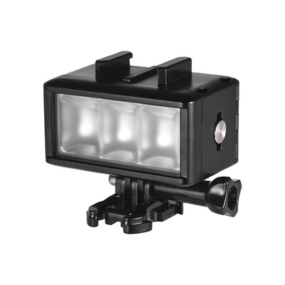 

Waterproof LED Video Light Dimmable Lamp Underwater 40M Diving with 900mAh Rechargeable Battery for Gopro 7 Hero Yi SJ4000SJ5000