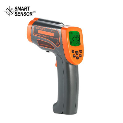 

SMART SENSOR -18～1650℃ 201 Multifunctional Non-contact IR Infrared Thermometer Portable Handheld Digital Temperature Tester Pyrom