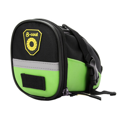 

Cycling Saddle Bag MTB Bike Bicycle Seat Bag Repair Tools Pouch Pack with Reflective Strip