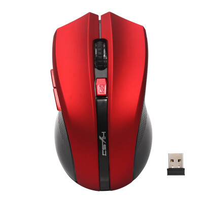 

HXSJ Ergonomic Optical Office 24G Wireless Gaming Mouse Mice Adjustable 2400 DPI with 6 Buttons for Mac Laptop PC Notebook Comput