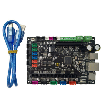 

3D Printer Platform Smooth Control Board Open Source MKS SBASE V13 Ethernet Preinstalled Heatsink
