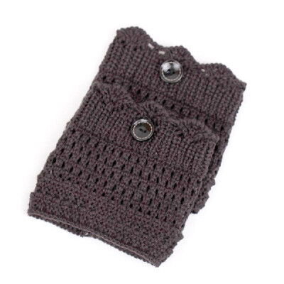 

Stylish Comfortable Calf Cover Warm Socks Set Winter Crown Shaped Edge Calf Enveloped Short Sock