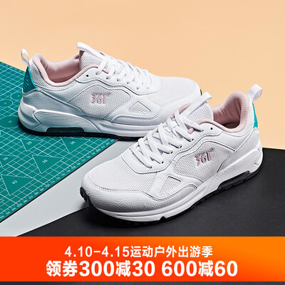 

361 degree womens shoes sports shoes 2019 spring air cushion mesh casual shoes womens air cushion shoes retro running shoes 681916734-2 361 degrees white green green 35